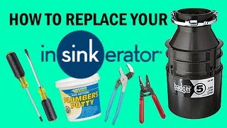 How to Replace an Insinkerator Badger 5 Garbage Disposal [upl. by Reivaxe]