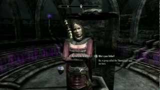 Skyrim Dawnguard Awakening Meeting a Vampire Named Serana has an Elder Scroll [upl. by Ehcnalb]