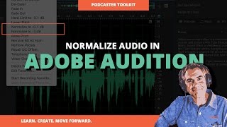 How To Normalize Your Podcast Audio in Adobe Audition [upl. by Imugem]