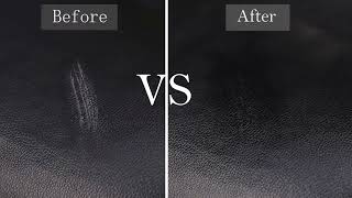 How to use Black leather recoloring balm kit [upl. by Sidman]