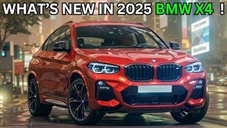 The 2025 BMW X4 Unveiled  A Sneak Peek into BMWs Vision [upl. by Annaear]