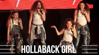 Haschak Sisters  Hollaback Girl Live in NYC [upl. by Etirugram419]