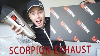 UNBOXING THE SCORPION SERKET TAPER EXHAUST [upl. by Paske359]