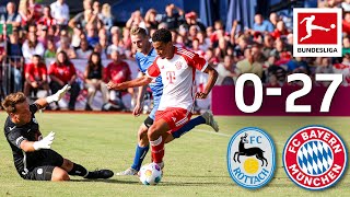 Bayern Score 27 Goals  Rottach Egern vs FC Bayern München 027  Highlights [upl. by Aneleh855]