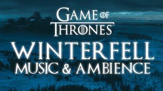 Game of Thrones Music amp Ambience  Winterfell Snowfall at Dusk [upl. by Airlee]