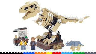 LEGO Jurassic World T rex Dinosaur Fossil Exhibition 76940 review Unique playable approach [upl. by Bryan]