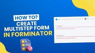 How To create multistep form in Forminator for free  Wordpress Tutorial [upl. by Iviv]