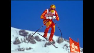 Peter Müller downhill gold WCS Crans Montana 1987 [upl. by Flori]