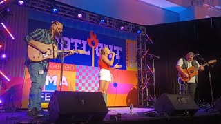 Ashley Ryan quotHush Little Babyquot at CMA Fest Spotlight Stage 6724 [upl. by Surtimed]