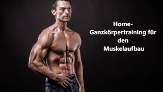 Ganzkörpertraining Muskelaufbau für zuhause mit SZStange  Gewichte [upl. by Borlow289]