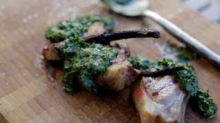 How to make Lamb Cutlets with Green Anchovy Sauce  Sydney Harbour Kitchen Ep 3 [upl. by Zitah]