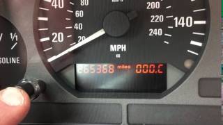 BMW E36 Gauge Cluster Odometer Segment Flicker [upl. by Ajnot]