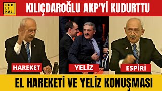 Kemal Kılıçdaroğlunun son meclis konuşması Yeliz espirisi ve el hareketi  TBMM [upl. by Edalb129]