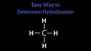 EASY Method to Find the Hybridization of an Atom  Chemistry [upl. by Petrina]