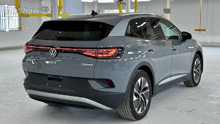 All New Volkswagen ID4 Crozz  2024   EV Mid Size 2Row Family SUV [upl. by Radborne]