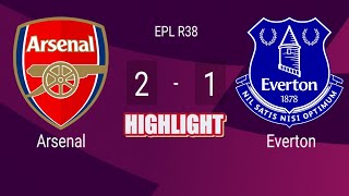 Arsenal vs Everton 2 1  All Goals amp Extended Highlights  Premier League 202324 [upl. by Aihsatal]