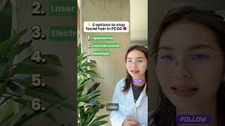 PCOS And Facial Hair What You Need To Know  GinSen pcos facialhair trendingshortvideo [upl. by Antonin]