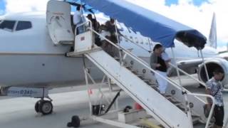 United Airlines Micronesia Island Hopper 5 stops Honolulu to Guam [upl. by Teteak]