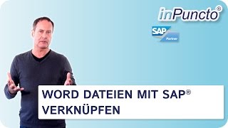 Word Dateien mit SAP verknüpfen DIS Stammdaten Versionierung mit inPuncto biz²Office [upl. by Enilekaj]