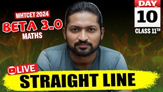 Straight lines  Class 11  MHTCET 2024  GanitAnk Beta 30 mhtcet mhtcet2024 maharashtraboard [upl. by Gabbert]