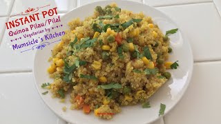 INSTANT POT  Quinoa Vegetable PilafPilau  Mumtaz Hasham [upl. by Anelat]