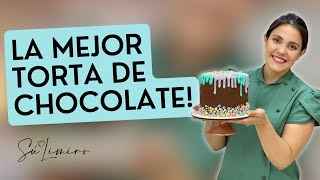 Decoración con Ganache  Torta chocolatosa 🎂🤤 [upl. by Notsle]