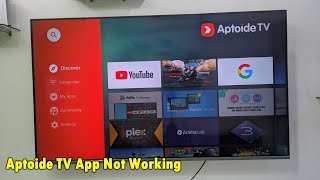 Fix Aptoide TV App Not Open Problem in Smart TV [upl. by Teeniv]