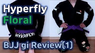 ENG SUB 꽃 도복 하이퍼플라이 플로랄 주짓수 도복 리뷰  Hyperfly Floral BJJ Gi Review [upl. by Yeblehs]