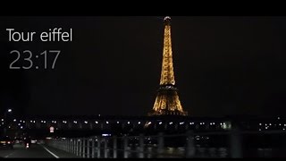 Paris by night  Eiffel Tower  Champs Elysées  Marché de Noël [upl. by Anhaj]