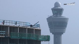 Hoogste punt bouw Hilton hotel Schiphol bereikt [upl. by Jueta]