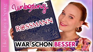 ROSSMANN Eigenmarken ADVENTSKALENDER 2024 Unboxing  Nur okay 🤔  LikeADaisyInSpring [upl. by Abbot917]