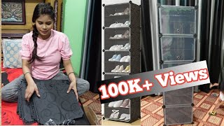 Assembling our new shoe rack  sanjeevshivanivlogs [upl. by August35]