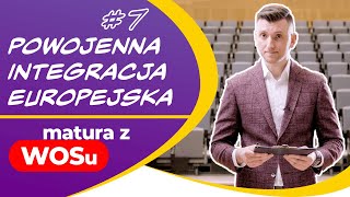 Powojenna integracja europejska  WOS w Pigułce 7 [upl. by Schuh536]