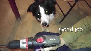 Wood Stove Install 4 Part 4  Install Damper Howto DIY [upl. by Gilbertine297]