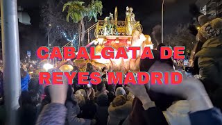 CABALGATA DE REYES MAGOS 2024 DESDE MADRID en vivo [upl. by Nevram]