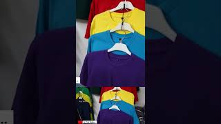 plain Tshirt🤩customer selected printing design retailampwholesale Tirupur tshirt sales rojatamiltv [upl. by Ralli645]