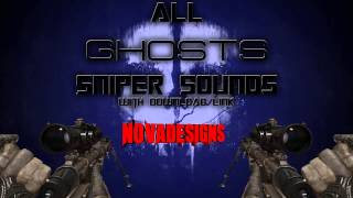 COD Ghosts Sniper Sound FX download and silenced [upl. by Eednarb232]