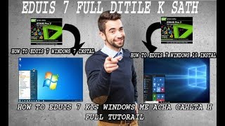 how to install edius 7 on windows 10 amp 7 [upl. by Elacsap]