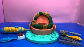 Essbare Knete in Play Doh Dr Wackelzahn  Play Dough Dr Drill n Fill Playset Fun  deutsch [upl. by Polloch426]