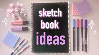 ✨5 Ways to Fill Your Sketchbook \\ aesthetic simple amp pretty ✨ episode 3 [upl. by Karyl]