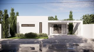 🔴Moderna Casa MINIMALISTA de 3 Habitaciones minimalismo [upl. by Katleen]