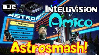 INTELLIVISION AMICO  quotAstrosmashquot Game Play by DJC [upl. by Hadsall]