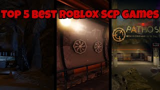 Top 5 Best Roblox SCP Games In 2024 [upl. by Madriene]