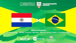 PARAGUAI X BRASIL  AO VIVO  Narração RODRIGO BITAR  Futebol Globo CBN [upl. by Geis]