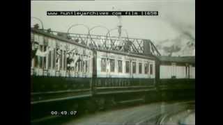 Folkestone and the LNWR railway locomotive circa 1910 Film 11658 [upl. by Jobyna285]