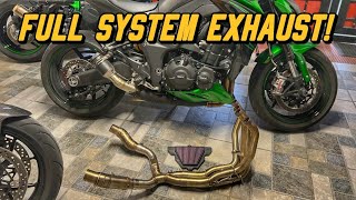 ILABAS ANG TUNAY NA TUNOG Kawasaki Z1000 R FULLSYSTEM EXHAUST SOUND CHECK [upl. by Aicek792]