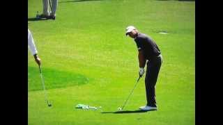 Steve Stricker  Pitching and Chipping Practice 2013 [upl. by Aimik568]