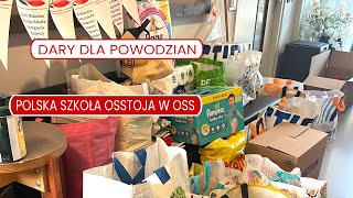 Dary dla powodzian w Polskiej Szkole Osstoja w Oss [upl. by Hekker]