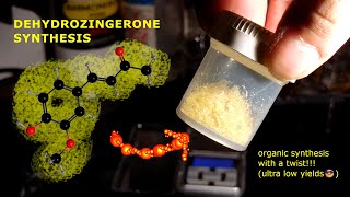 Synthesis of Dehydrozingerone  Organic Synthesis ENG [upl. by Marcelia]