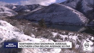 Snowpack totals are in a comfortable spot for northern Utah [upl. by Ronica]